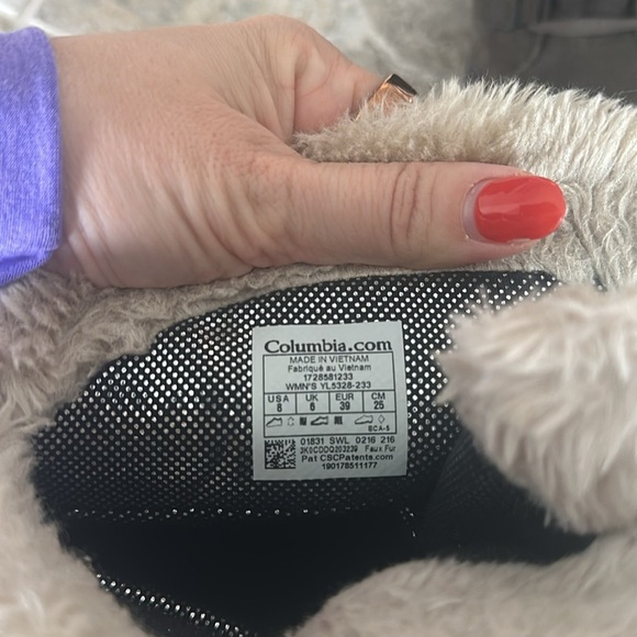 Columbia Women's Ice Maiden II Waterproof Winter Boot Brown Fur-Lined Size 8 - Picture 11 of 11